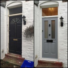 Composite Door | Before and Sfter