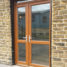 Light Oak French Doors