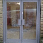 Aluminium entrance doors