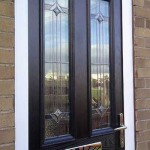 Black composite door