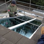 Glazed roof installation
