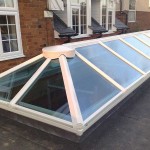 Glass roof lantern