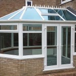 White uPVC conservatory