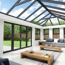 Orangery with skyroom glass roof
