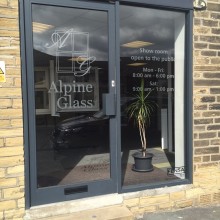 Alpine Glass Storefront Custom Glass