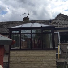 Rosewood conservatory installation