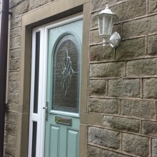 Chartwell green composite door exterior