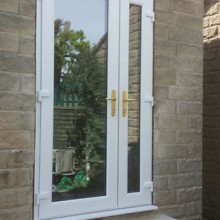 White French doors