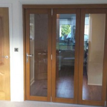 Interior bifold doors