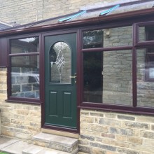 a porch installation with solidor