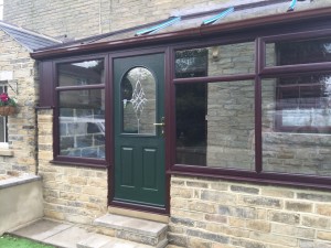 a porch installation with solidor