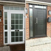Solidor installation before and after