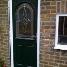 Green composite door