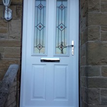 Solidor white composite door